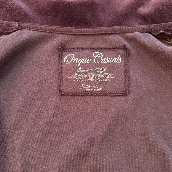 Purple Embellished Women's Jacket - Picture 6 of 8